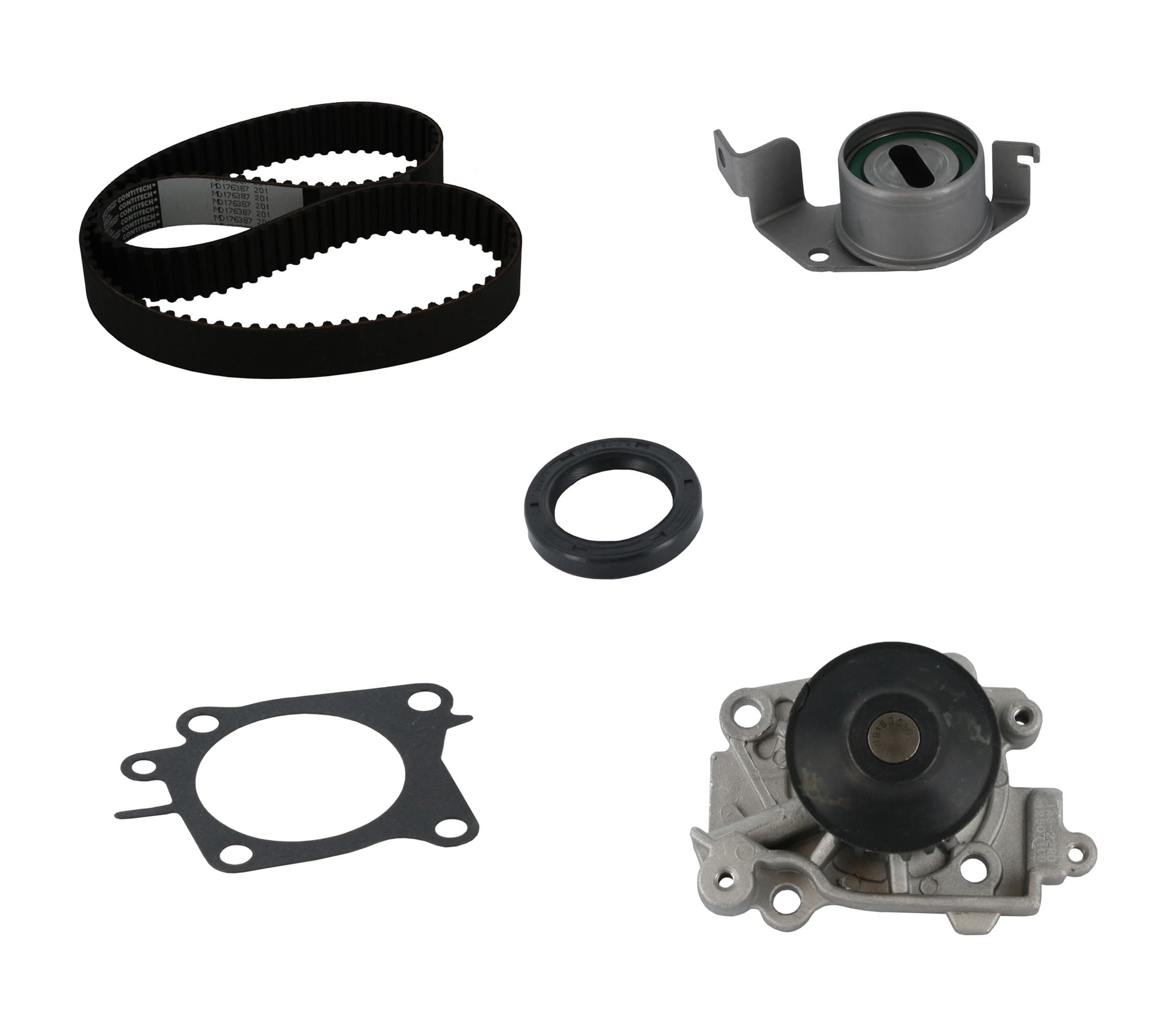 CONTITECH Timing Belt, Water Pump & Component Kit PP201LK2