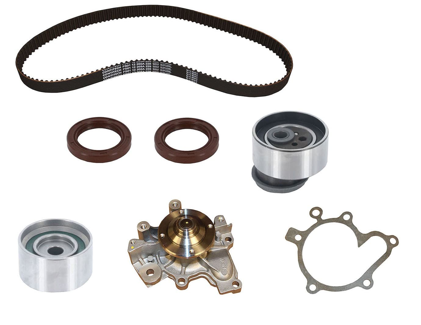 CONTITECH Timing Belt, Water Pump & Component Kit PP228LK1