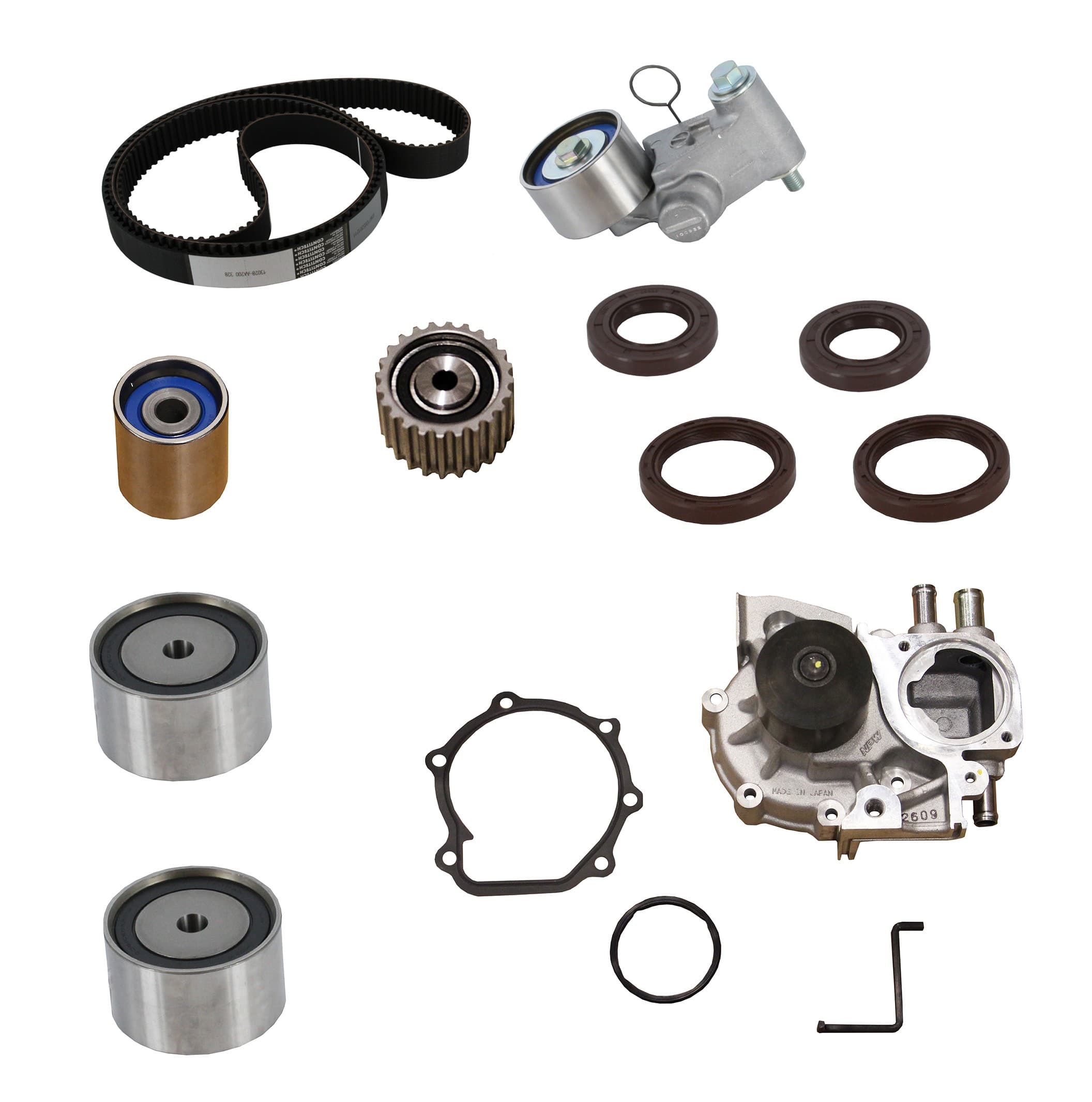 CONTITECH Timing Belt, Water Pump & Component Kit PP328LK4