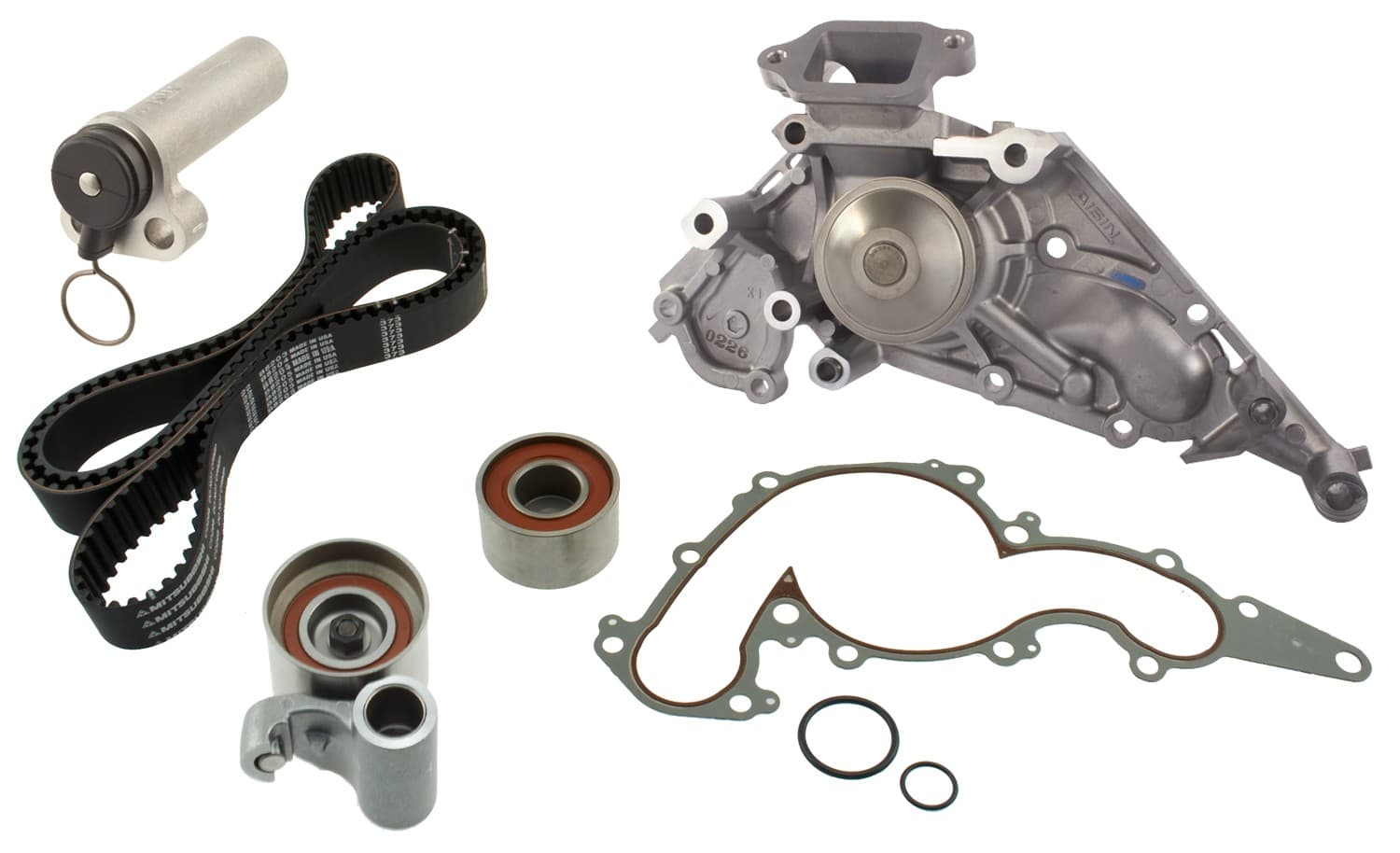 AISIN Timing Belt, Water Pump & Component Kit TKT030