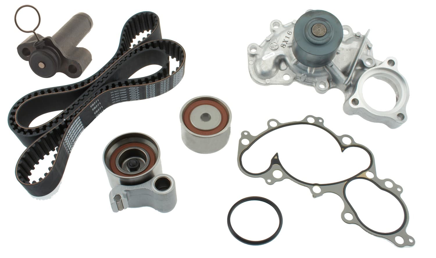 AISIN Timing Belt, Water Pump & Component Kit TKT007