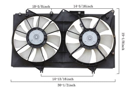 APDI/PRO Radiator Fan Assembly 6034127