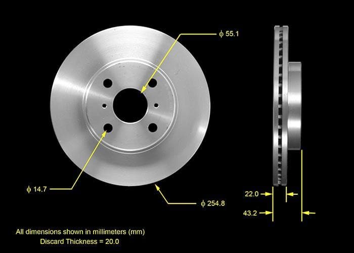 BENDIX Rotor PRT5476