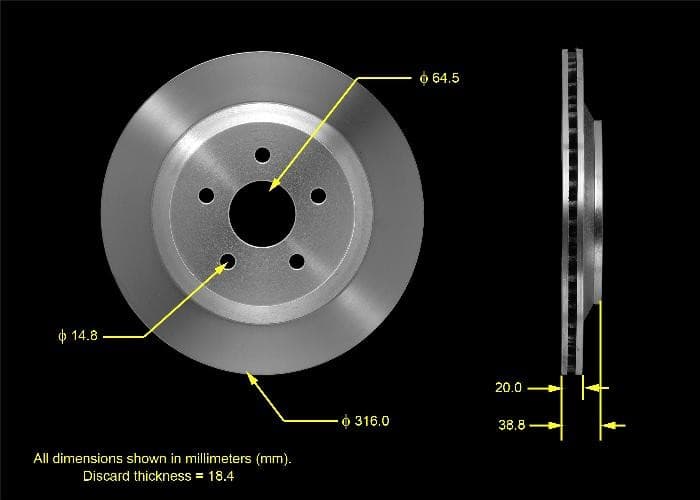 BENDIX Rotor PRT5478