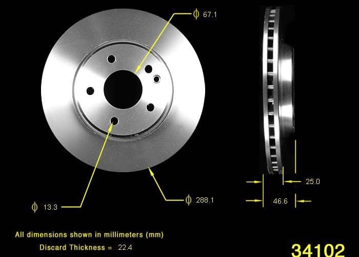 BENDIX Rotor PRT5492