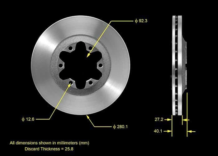 BENDIX Rotor PRT5509