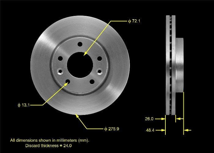 BENDIX Rotor PRT5524