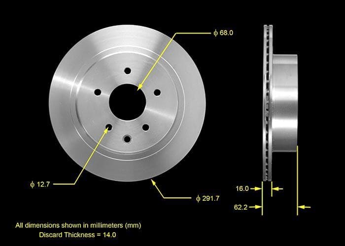 BENDIX Rotor PRT5536