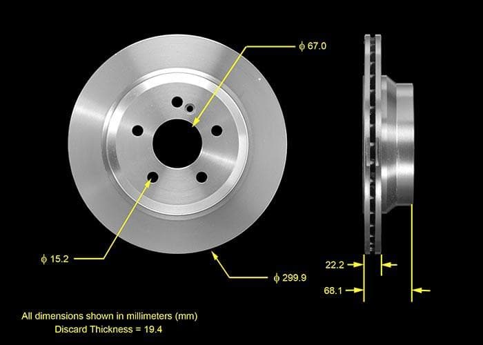 BENDIX Rotor PRT5543