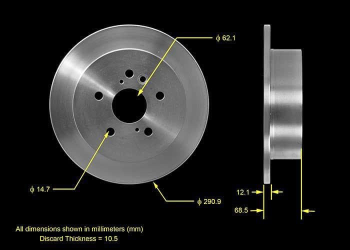 BENDIX Rotor PRT5550