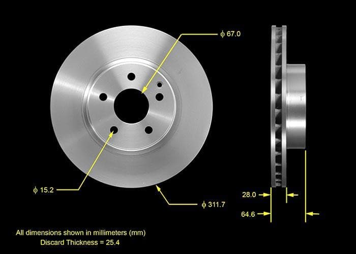 BENDIX Rotor PRT5551
