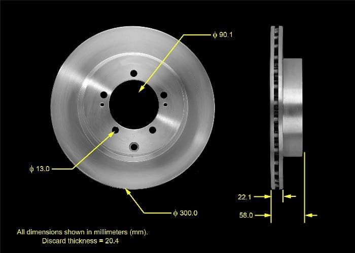 BENDIX Rotor PRT5570