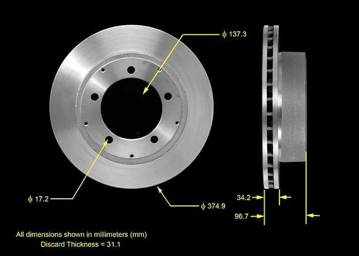 BENDIX Rotor PRT5574