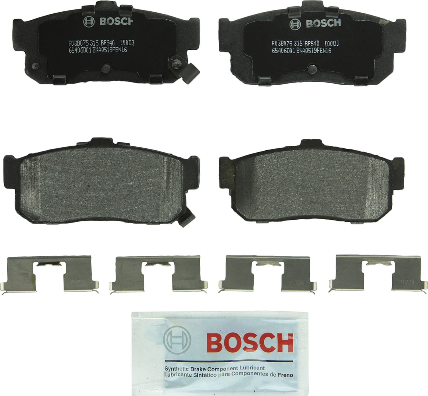 BOSCH Brake Pad BP540
