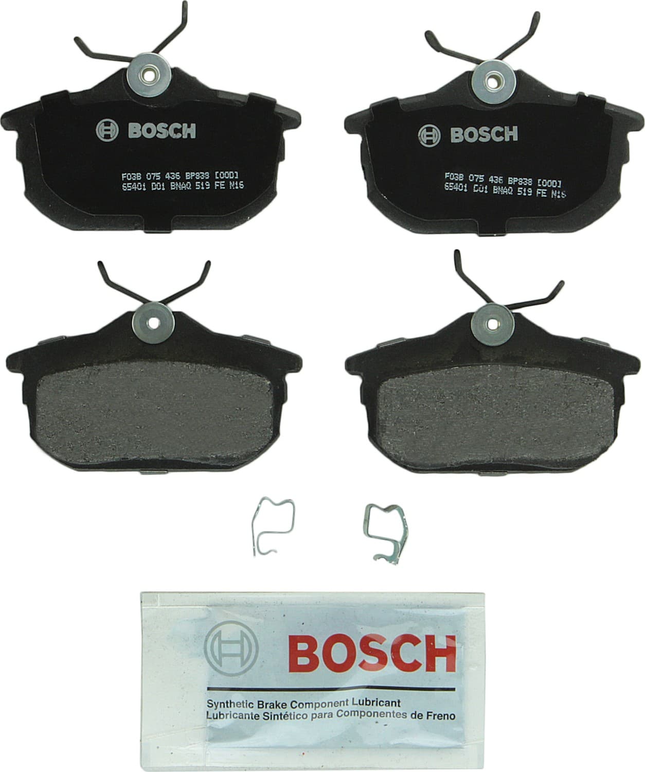 BOSCH Brake Pad BP838
