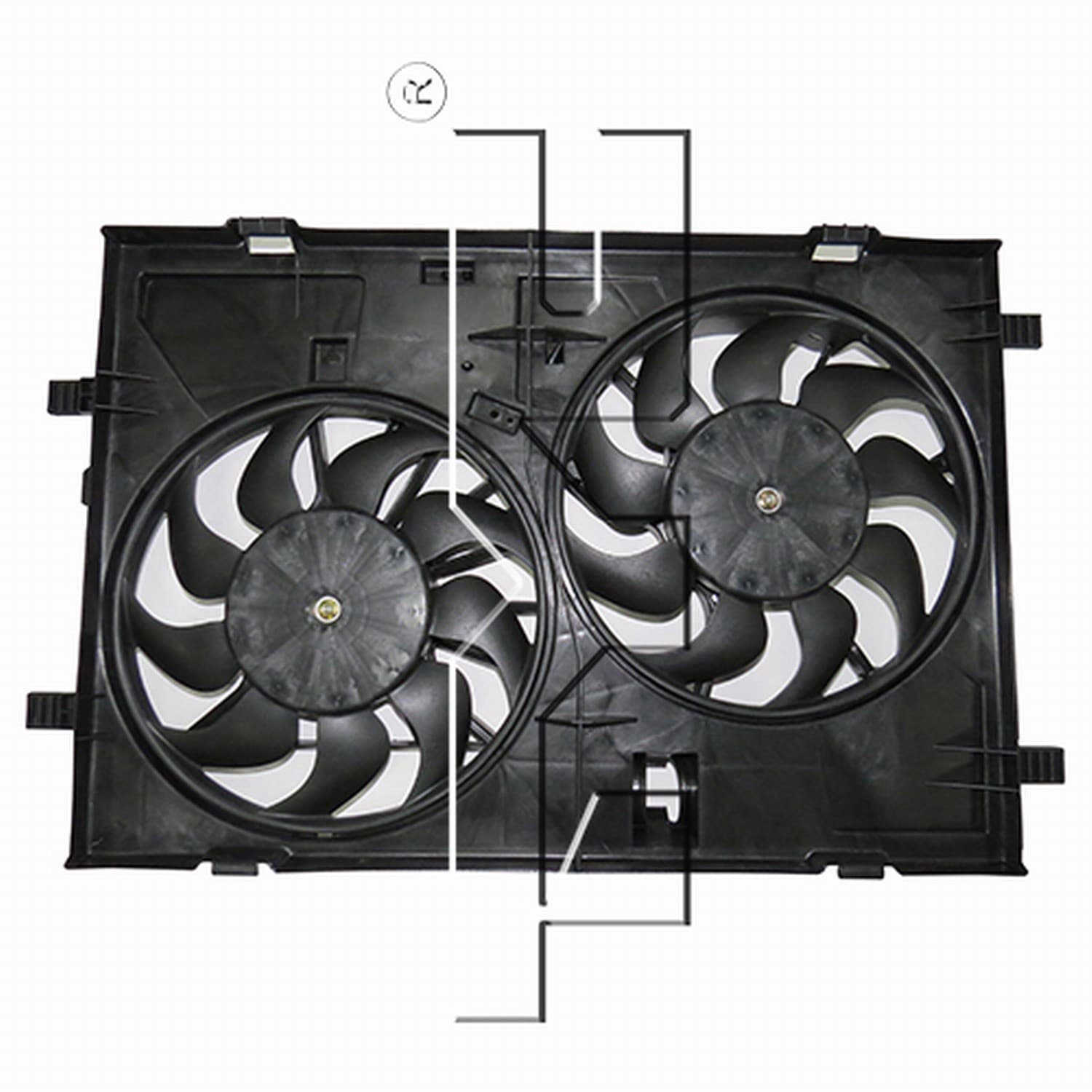 TYC Radiator Fan Assembly 623030